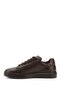 Men's Brown Lace-Up Rubber Sole Genuine Leather Sneakers - 5