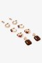 Gold Color Heidi 5-Piece Earring Set - 2