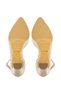 Women's Faux Leather Nude Patent Leather Heeled & Stiletto Shoes - 6