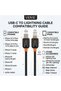 CB4058C&i 36W USB-C to Lightning Fast Charging Cable, Nylon Braided Data Sync Cord with Smart Overload Protection for iPhone, iPad and iPod, Black - 2