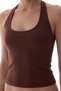 Top maro cu decolteu halter - 3