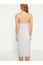 Women's Silver Dress 7YAK84996FK - 3