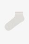 3 Pairs of Nose Stitch-Free Cotton Self-Heated Ankle Detailed Booties Socks - 3