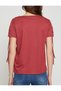 Women's Brown T-Shirt 8YAK16475IK - 5
