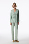 Yeşil Mama Polka Dot Patterned Long Sleeve Pants Pajama Set