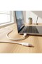 CB4059C&C 66W USB-C to USB-C Fast Charging Data Cable 1m, Liquid Silicone Type-C Charge and Sync Cord for Phones, Tablets, Laptops and Power Banks - White - 7