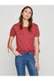 Women's Brown T-Shirt 8YAK16475IK - 3