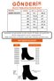 Women's Mink Antique Zippered Pointed Toe Genuine Leather Boots - 8