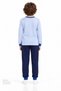 Boy's Blue Capy-Jam Session Cotton Long Sleeve 2-Piece Pajama Set - 6