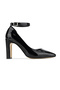 Women's Faux Leather Black Patent Leather Heeled & Stiletto Shoes