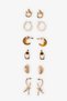 Gold Color Valerie 6-Piece Earring Set