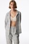 Gray Margot Cotton Checked Plaid Long Sleeve Buttoned Shirt Pants Pajama Set - 2