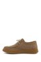 Men's Sand Nubuck Lace-Up Genuine Leather Shoes - 5