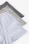 Men's Basic Gray 3-pack Boxer - 5