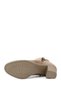 Women's Mink Suede Zippered Thick Heeled Boots - 6