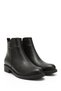 Black Round Toe Heeled Zippered Women's Daily Boots 35529 - 5