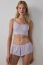 Lila Lace Crop Cami Tank Top - 4