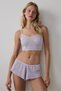 Lila Lace Crop Cami Tank Top - 3