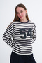Striped Long Sleeve T-Shirt B10758 - 2