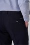 Men's Navy Blue Cotton Trend Dynamic Fit Chino Pants - 4