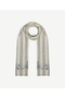 Embroidery Detailed Striped Shawl