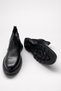 Men's Black Casual Zippered Ankle Boots - 5