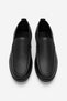 Men's Black Summer Casual Leather Shoes - 3