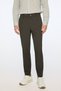 Men's Khaki Polyamide Trendy Patterned Slim Fit Trousers