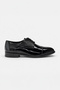 Men's Black Classic Patent Leather Micro Light Sole Shoes