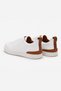 Men's White Leather Sneakers - 4