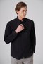 قميص رجالي أسود من نوع Black Trend ذو تصميم مسطح وقصة ديناميكية - 3