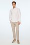 Men's Mink Cotton Trendy Striped Dynamic Fit Button-Down Collar Shirt - 5