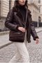Women's Clutch & Portfolio Crossbody Hand and Shoulder Bag Sonira Brown Suede - 3
