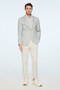 Men's Green Polyester Trendy Plaid Slim Fit Jacket - 3