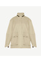Wide Hooded Collar Long Sleeve Raincoat - 6
