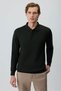 Men's Khaki Basic Polo Collar Dynamic Fit Comfortable Cut Knitwear