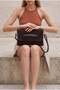 Women's Clutch & Portfolio Crossbody Hand and Shoulder Bag Sonira Brown Suede - 6