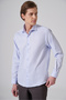 Men's A.Blue Polyester Trend Slim Fit Full Italian Collar Shirt - 3