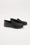Men's Black Summer Casual Leather Shoes - 2
