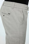 Men's Gray Polyviscon Trend Straight Slim Fit Jogger Pants - 4
