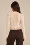 Firfirli Lace-Detail Tricot Sweater (A92479-S) - 3