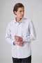 Men's A. Blue Cotton Trendy Checkered Regular Fit Hard Collar Shirt - 3