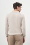 Men's Beige Basic Polo Neck Dynamic Fit Comfortable Cut Knitwear - 5
