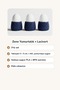Zeno Decorative Poached Egg Cups Set of 3 – Navy Blue Egg Cups, Breakfast Presentation - 8
