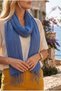 Women's Royal Blue Modal Scarf |   45X195 cm - 2