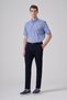 Men's Navy Blue Cotton Trend Dynamic Fit Chino Pants - 3