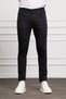 Men's Black Jean Slim Fit Dark Cut Trousers