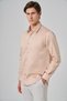 Men's Beige Dynamic Fit Hard Collar Shirt - 2