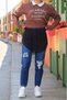 Black Shirt Skirt Saviour Hijab Skirt