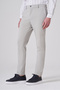 Men's Stone Trend Slim Fit Trousers with Side Elastic - 2